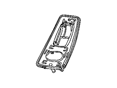 Mopar 5102968AA Bezel Power Window Switch 5102968AA Mopar Bezel Power Window Switch Illustration 1 of 1