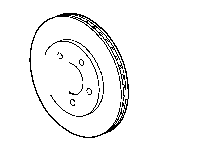 Dodge 4779712AA ROTOR Brake Front