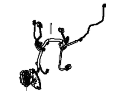 Dodge 68258679AB WIRING Front Door