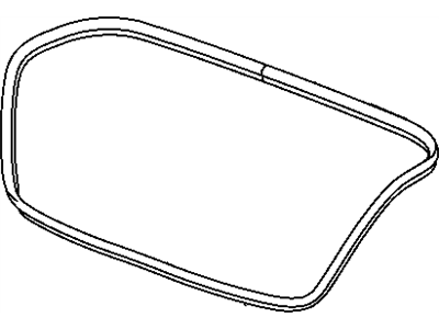 Mopar 5076666AC Weatherstrip Decklid 5076666AC Mopar Weatherstrip Decklid Illustration 1 of 1