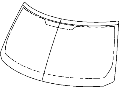 Jeep 68003722AA WINDSHIELD Shipping Assembly - 30 Lite Glass