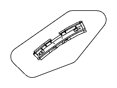 Mopar 5155287AB Reinforcement Side Rail 5155287AB Mopar Reinforcement Side Rail Illustration 1 of 1
