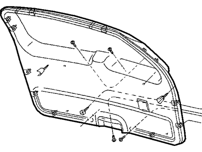 Jeep TH63WL5AA COVER Liftgate