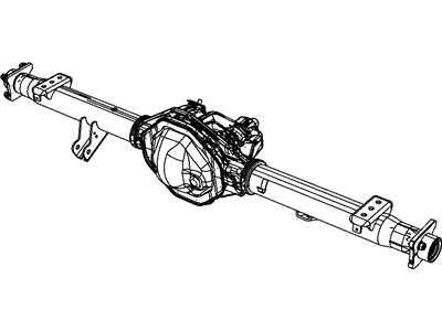 Dodge 68000641AA AXLE Service Rear See note before ordering axle assembly