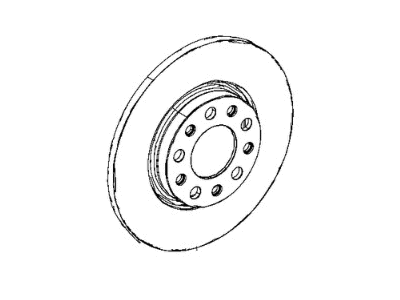 Chrysler 68280294AA ROTOR Brake Rear