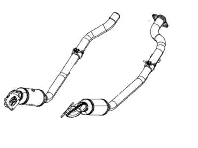 Dodge Durango Catalytic Converter - 68319268AA