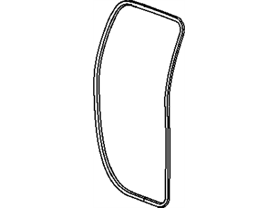 Dodge 55275608AE WEATHERSTRIP Door Opening Rear