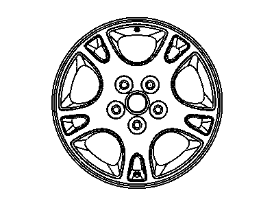 Dodge WV25PAKAA WHEEL Aluminum