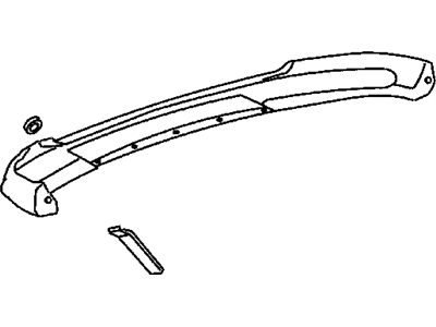 Dodge 5096348AA Air Deflector