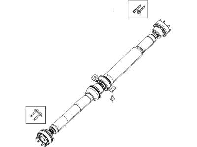 2018 Jeep Grand Cherokee Drive Shaft - 53010904AC