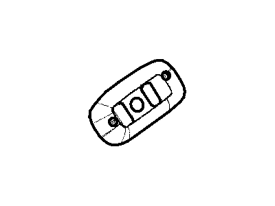 Dodge 1NK95XDVAA BEZEL Switch