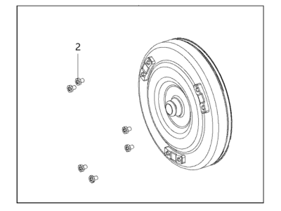 Jeep 68288460AA CONVERTER KIT Torque Includes Item #3