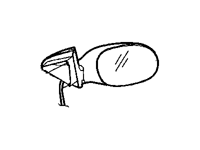 Mopar 4805117AD Mirror Outside Rearview Mopar 4805117AD Mirror Outside Rearview