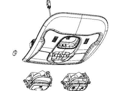 Jeep 6AU89MS7AA Dome Lamp