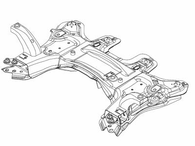 Jeep 68371783AA CROSSMEMBER Front Suspension