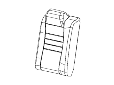 Chrysler 6XM81JRRAA COVER Rear Seat Back Right