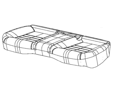 Chrysler 6XM80JRRAA COVER Rear Seat Cushion