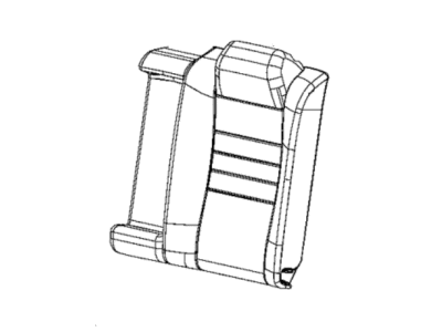 Chrysler 6XM82JRRAA COVER Rear Seat Back Left