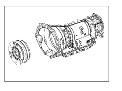 Ram 68269521AA TRANSMISSION With Torque Converter