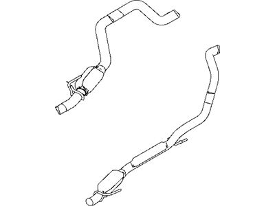 Mopar 55398333AF Resonator And Pipe Exhaust