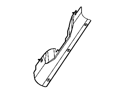 Jeep 5058572AB SEAL Radiator Upper