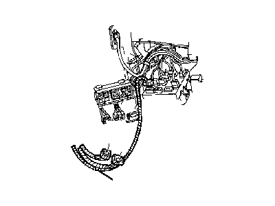 Mopar 56049216AA Wiring Body 56049216AA Mopar Wiring Body Illustration 1 of 1