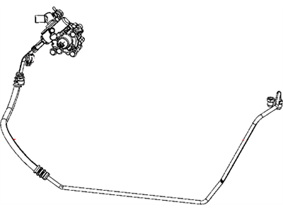 Mopar 52059900AF Hose Power Steering Pressure Pump To Gear