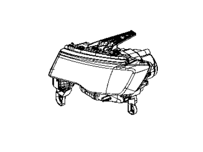 Jeep 68426876AB HEADLAMP