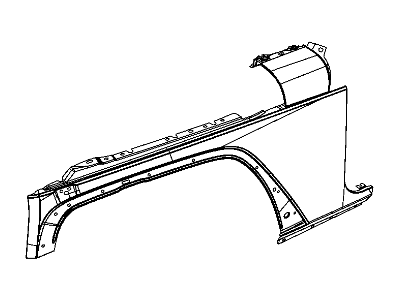 Jeep 68002399AE PANEL Fender