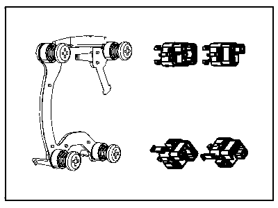 Dodge 5057633AF HORN Floating horn