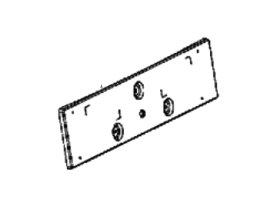Jeep 68256481AA BRACKET License Plate