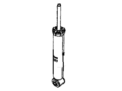 Jeep 2AMST022AA SHOCK ABSORBER Suspension Rear