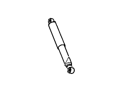 Dodge 52113712AE SHOCK ABSORBER Suspension Rear