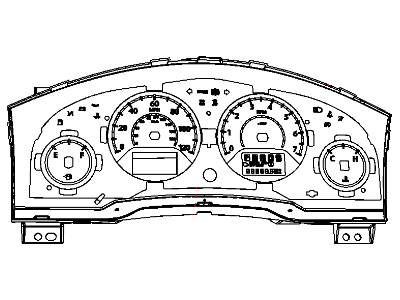 Ram 68226538AA CLUSTER Instrument Panel