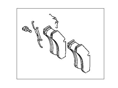 Mopar VP101790 Pad Kit Disc Brake