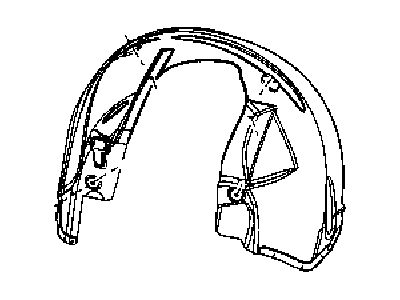 Chrysler 68084288AB SHIELD Wheelhouse