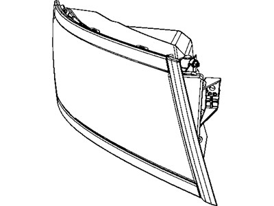 Dodge 55112245AC HEADLAMP