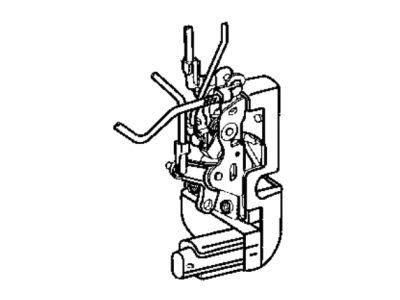 4717800AA Mopar Latch Front Door Illustration 1 of 1
