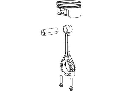 Dodge 53010927AB PISTON PIN AND ROD
