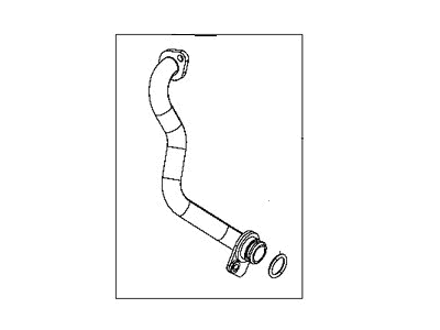 Ram 68229401AA TUBE Coolant inlet