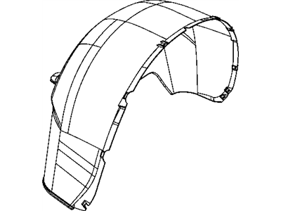 Mopar 68055648AA Shield Wheelhouse