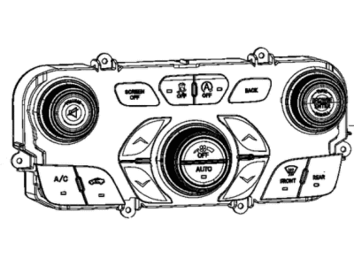 2015 Chrysler 200 A/C Switch - 68245032AA