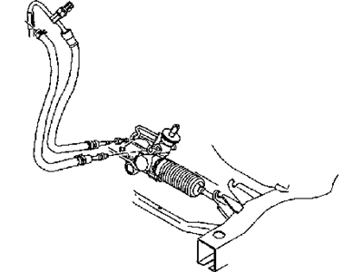 Dodge 52106215AF HOSE Power Steering Return