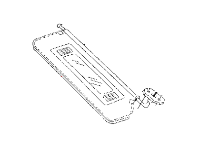 1998 Chrysler Sebring Sun Visor - RG141X9AE
