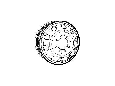 Ram 68079555AB WHEEL Aluminum