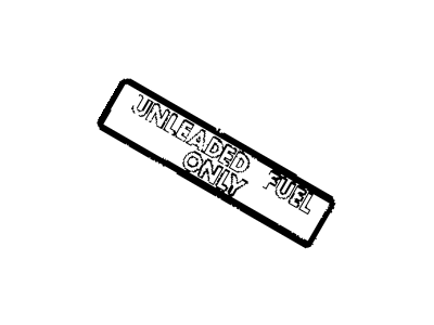 Dodge 55137352AA Info Label