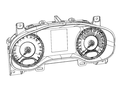 Jeep 6RP11KXHAA CLUSTER Instrument Panel