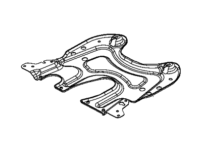 Jeep 68102271AB SKID PLATE Front