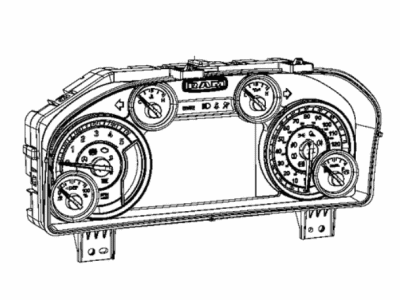 Ram 3500 Speedometer - 68340661AB