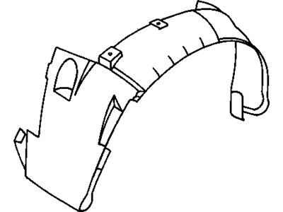 Dodge 5008095AC SHIELD Wheelhouse